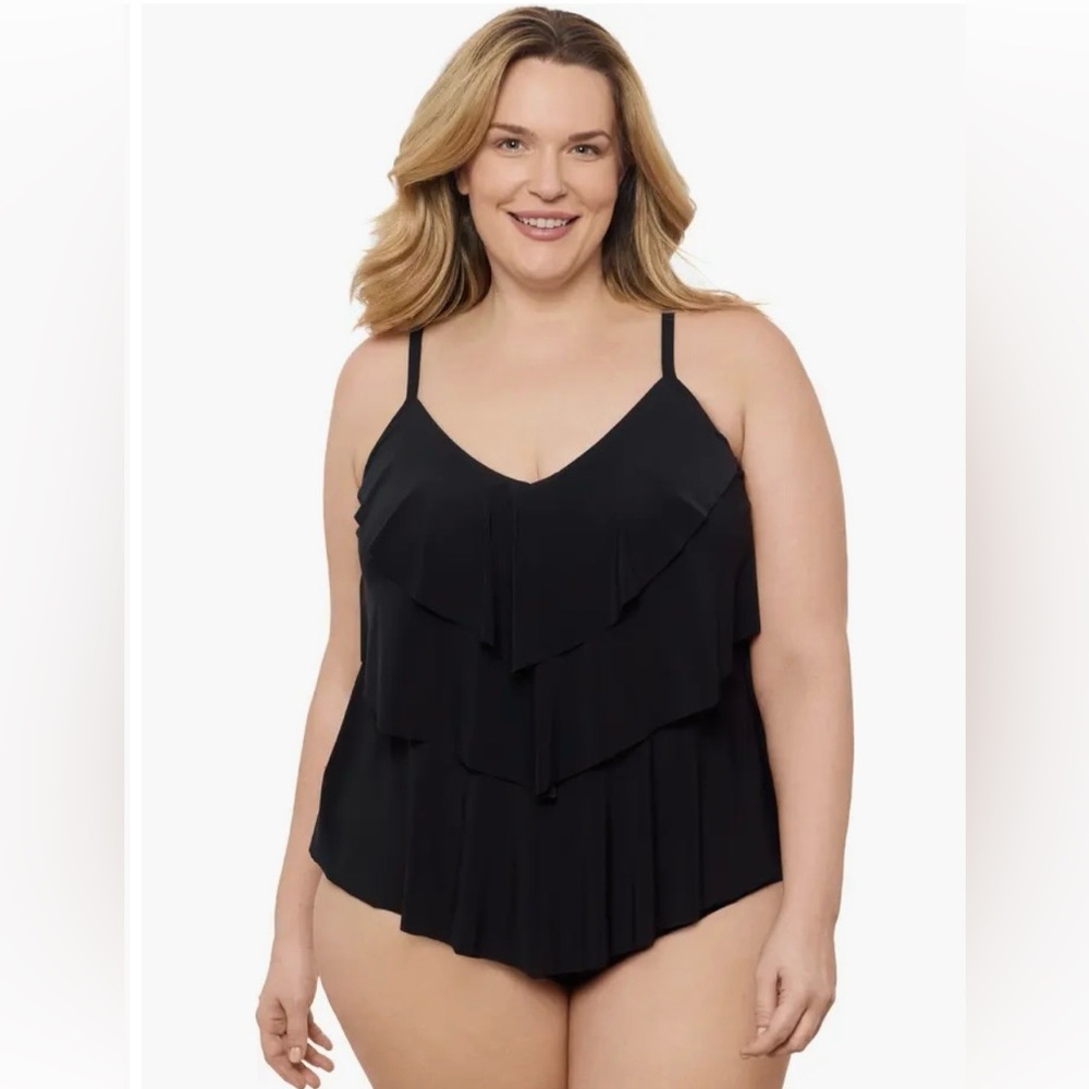 Triple-Tier tankini top